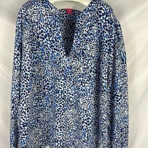 Lilly Pulitzer Coulter in Resort White Twisted Up Coulter Long Sleeve XL
